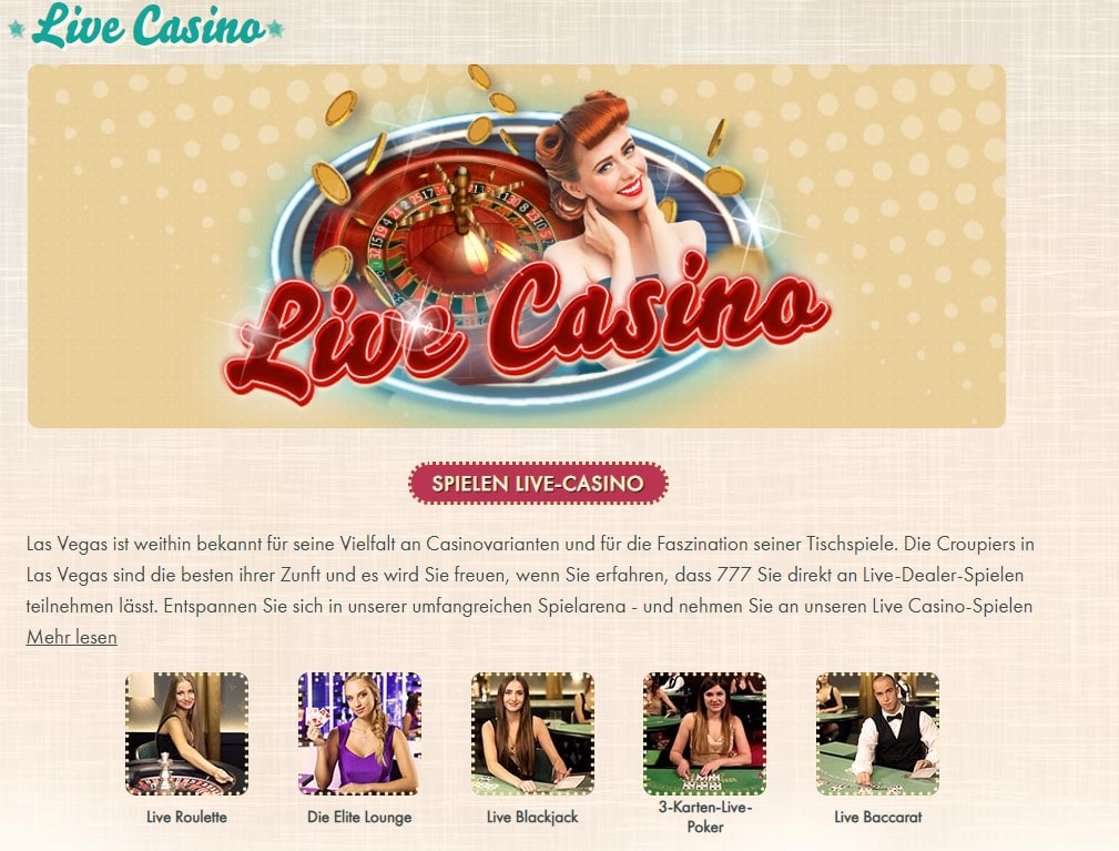 777 Live Casino