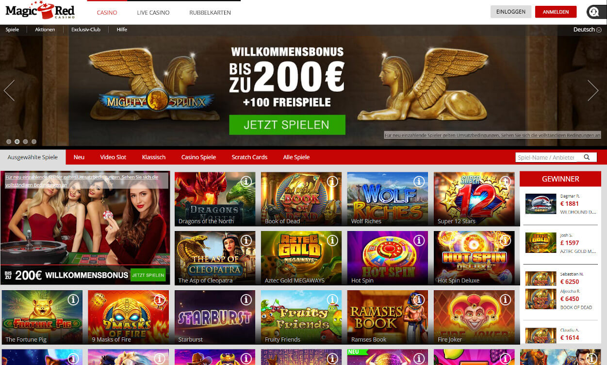 Magic Red Casino Test 2020.