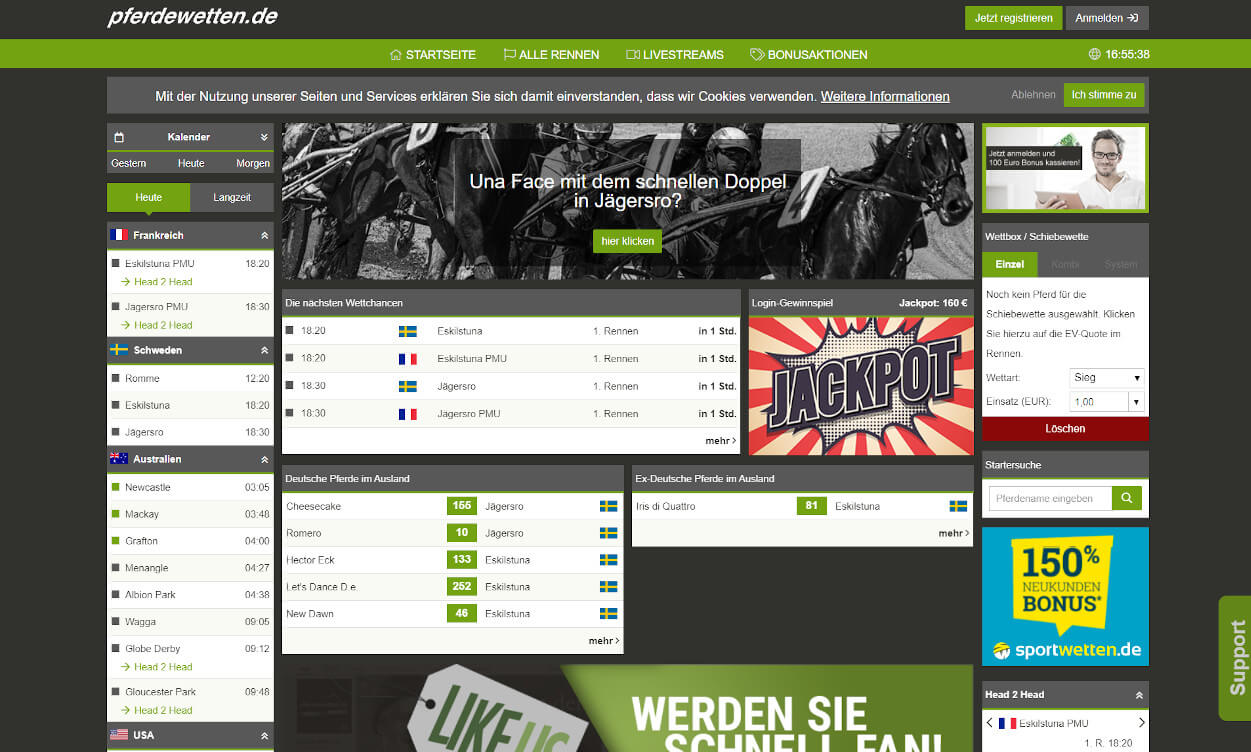 Pferdewetten.de Sportwetten Test 2020.
