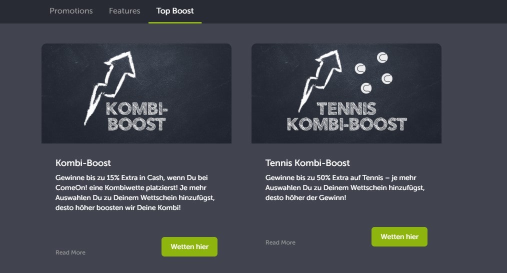 Comeon! Bonusangebote