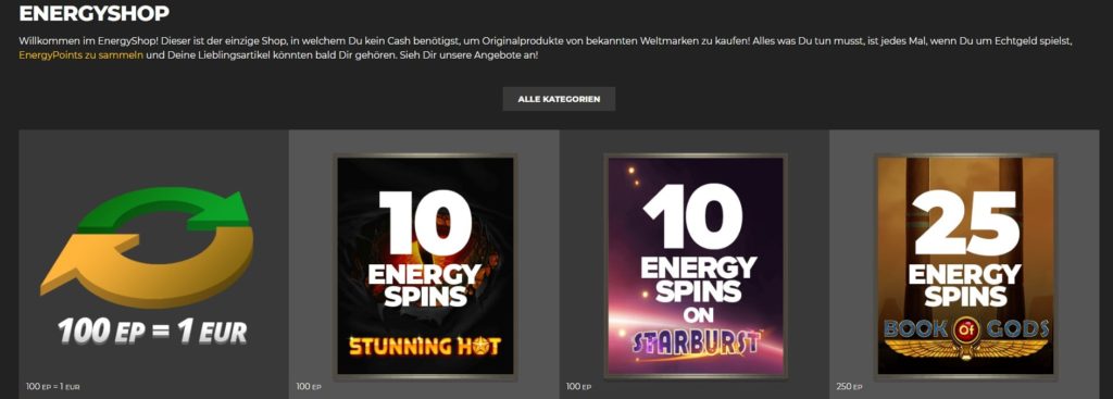 Energy Casino Shop