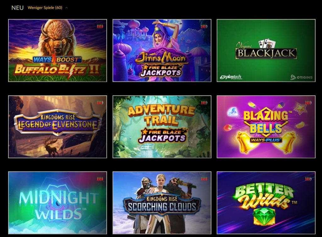 eurogrand-casino-spielauswahl Eurogrand Casino Spielangebot