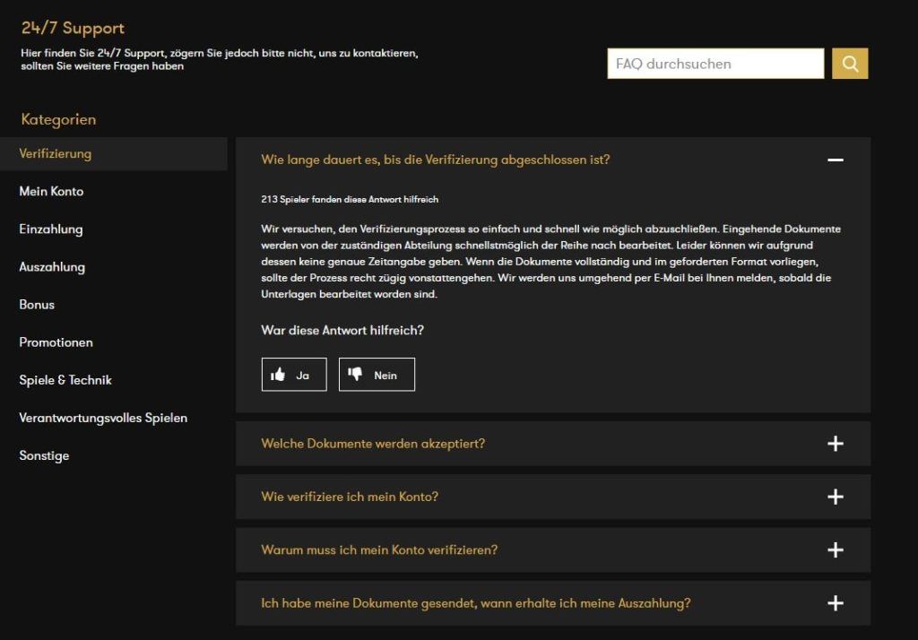 intercasino-faq Intercasino FAQ-Bereich