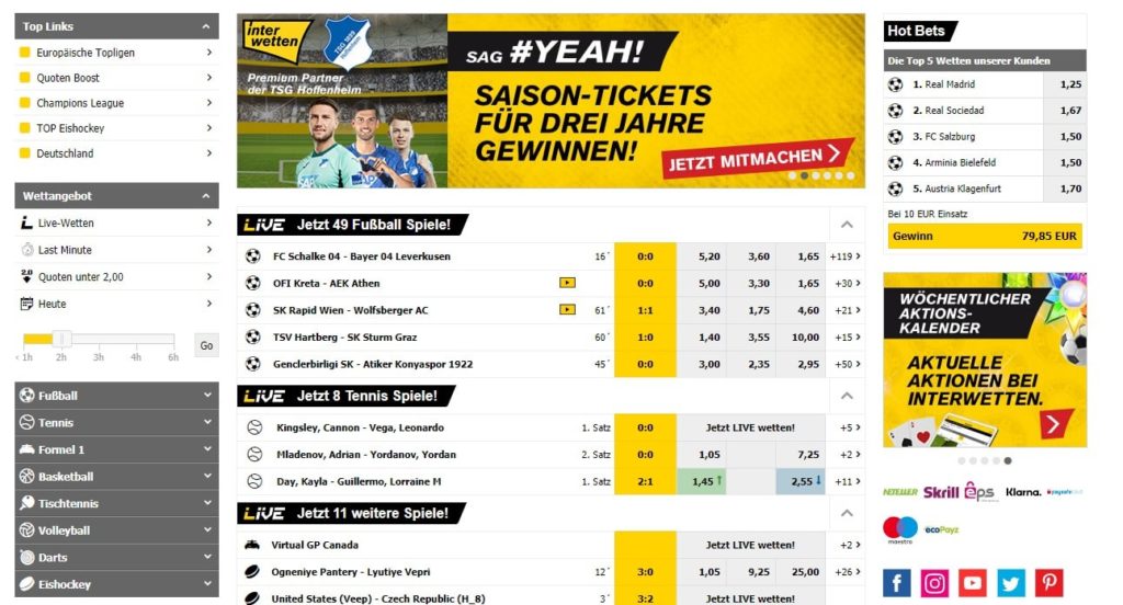 interwetten-wettangebot Interwetten Wettangebot