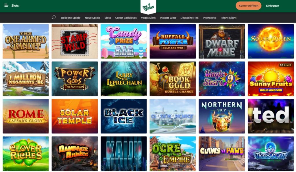 Mr Green Slots