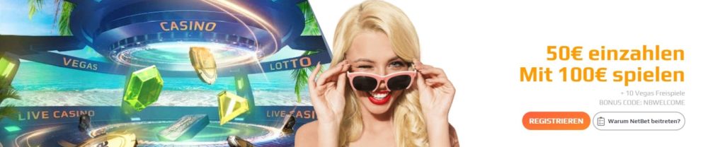 Netbet Casino Neukundenbonus