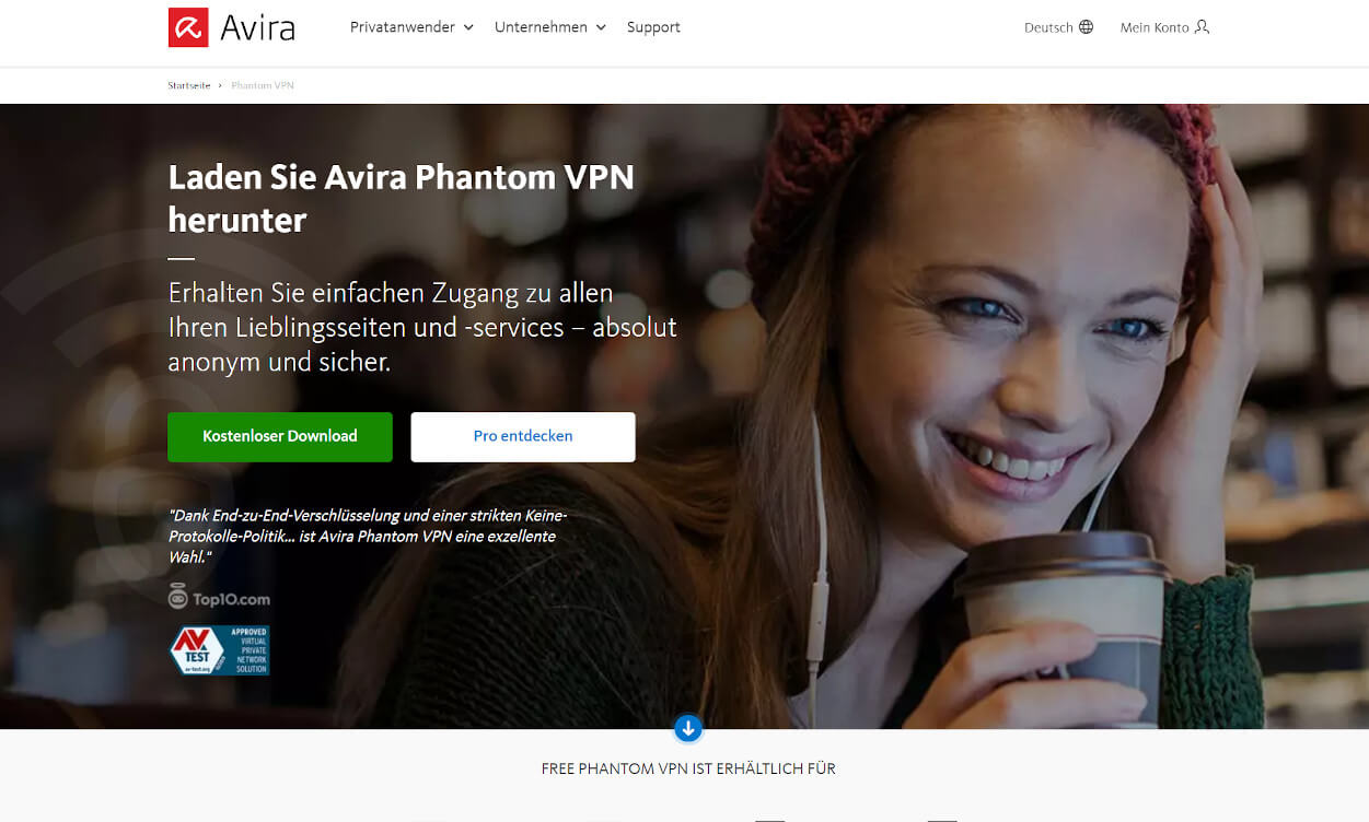 Avira VPN Test 2020.