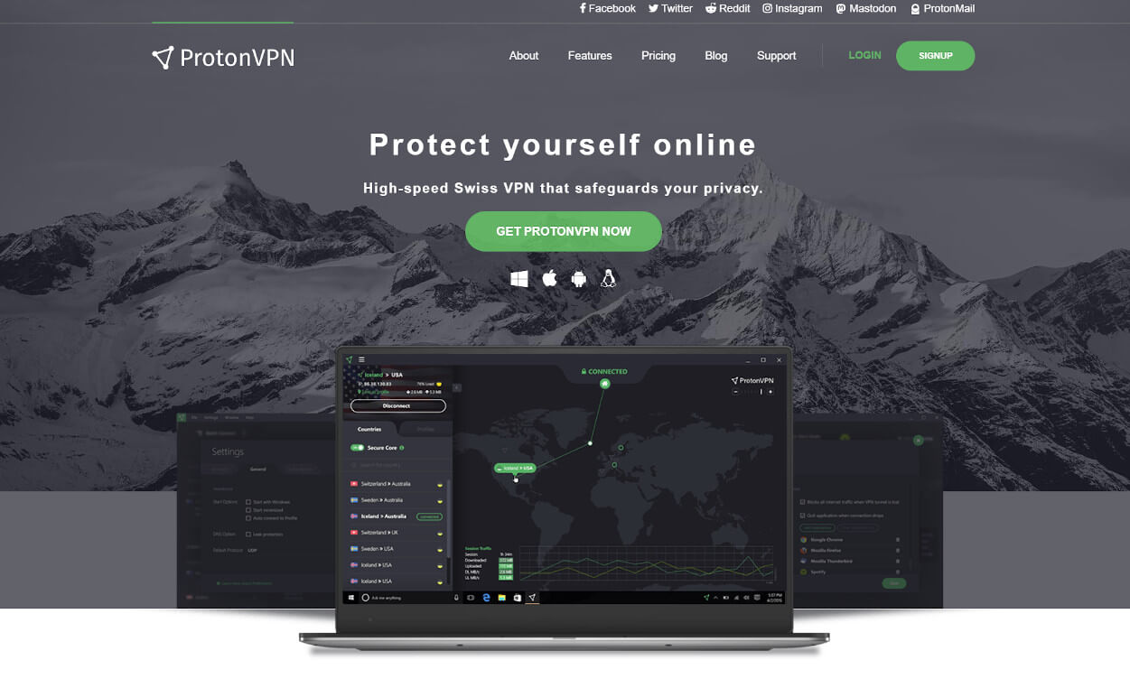 ProtonVPN Test 2020.