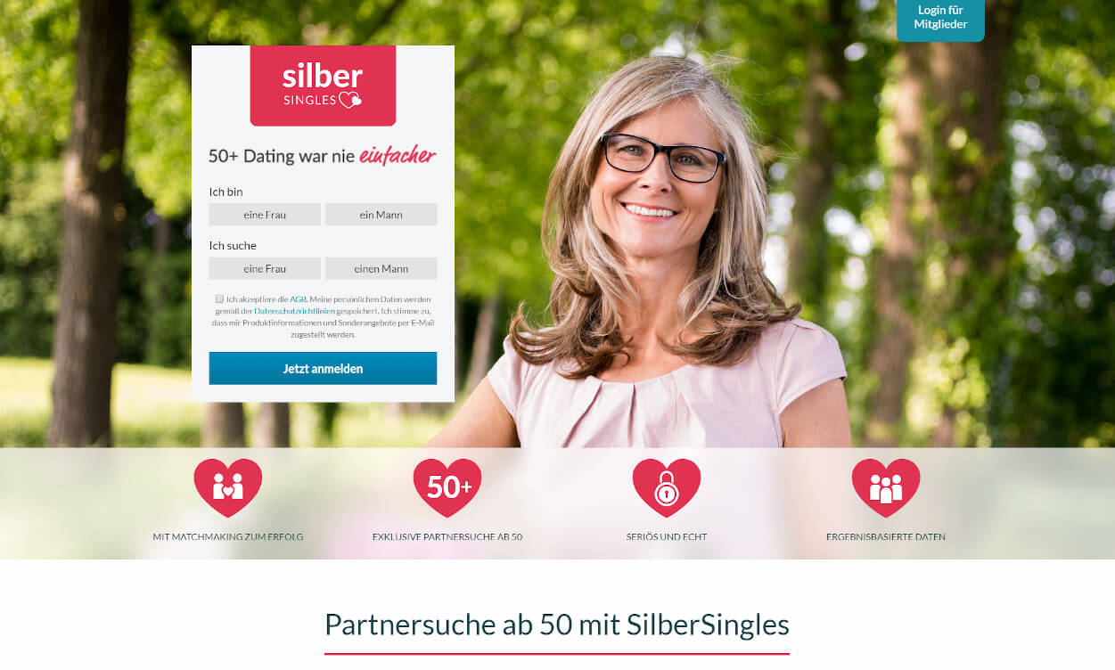 Silbersingles Partnerbörse Test 2020.