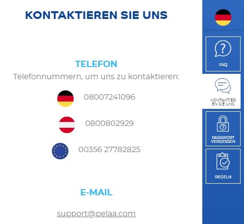 Pelaa Slots Kundenservice
