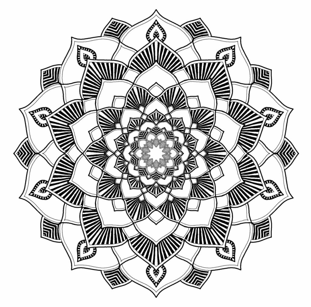 Mandala Coloring Book for Adults Malvorlage