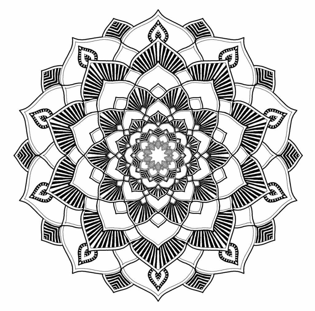 Mandala Coloring Book for Adults Malvorlage